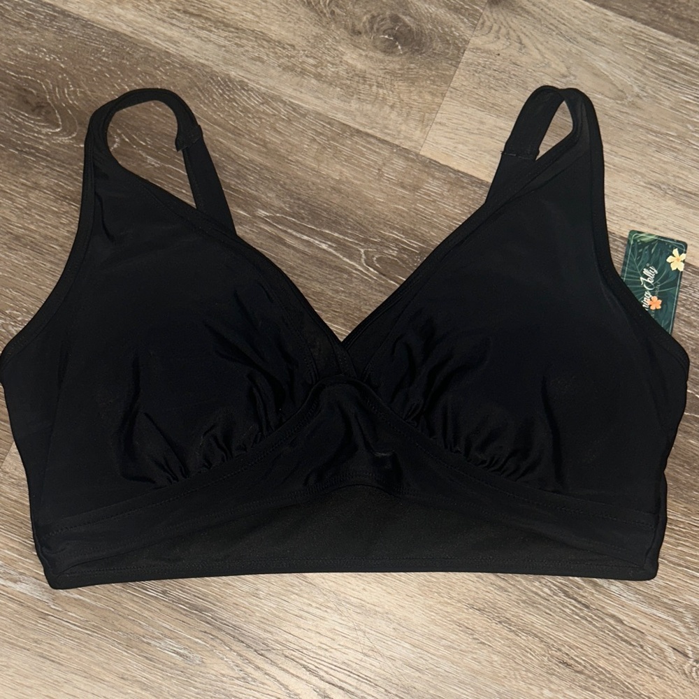 Women’s Black Swim Top